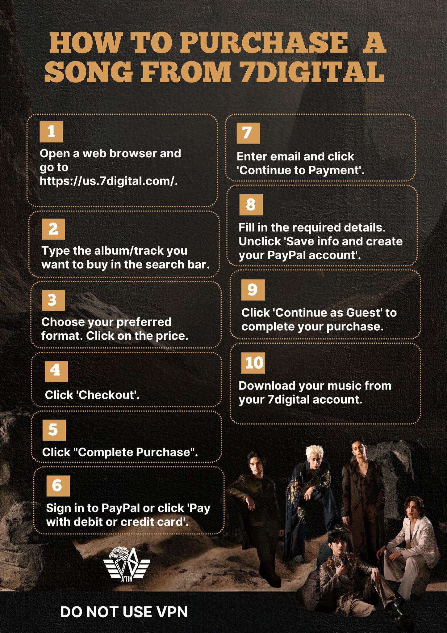 How To Purchase on 7Digital